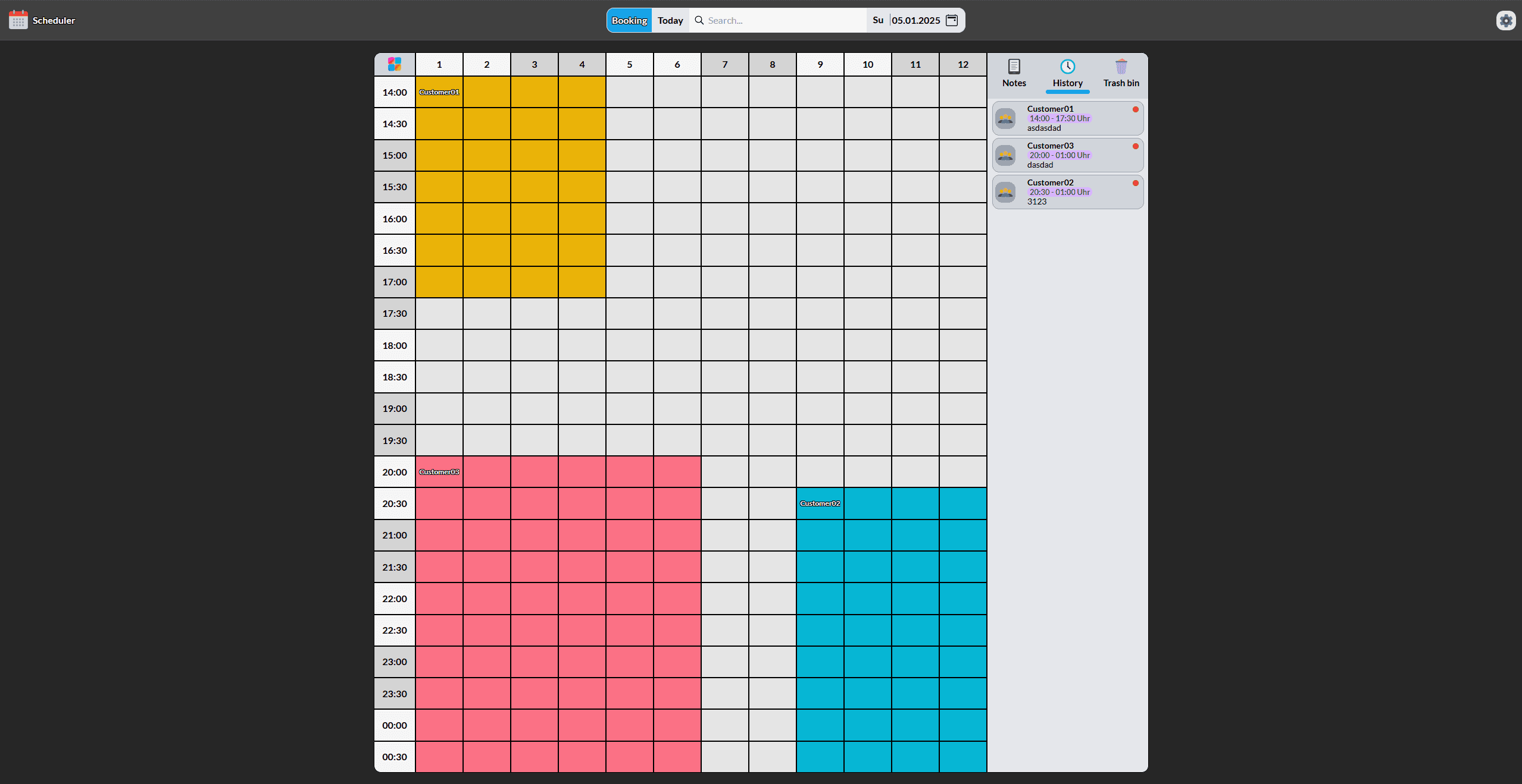 Screenshot of Pin-Planner